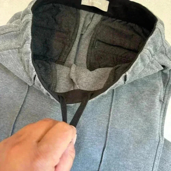 Everlane The Dream Pant XS Heather Grey Charcoal Tapered Tailored Stretch - Picture 9 of 16